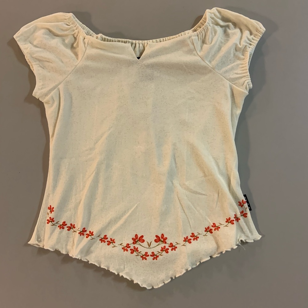 Girls (kids) Floral Short Sleeve Blouse